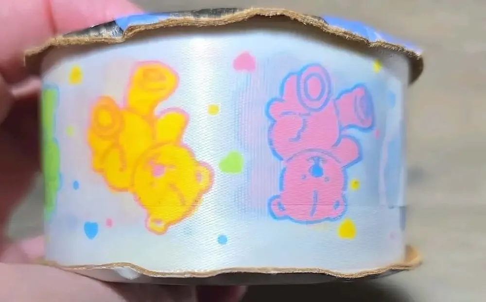 Ribbon Baby Multicolor Bears & Hearts 1 1/2